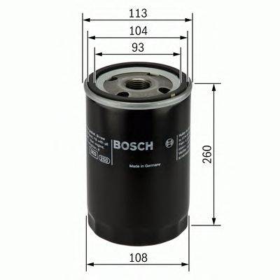 BOSCH 0 451 103 343 - olajszűrő SCANIA VOLVO