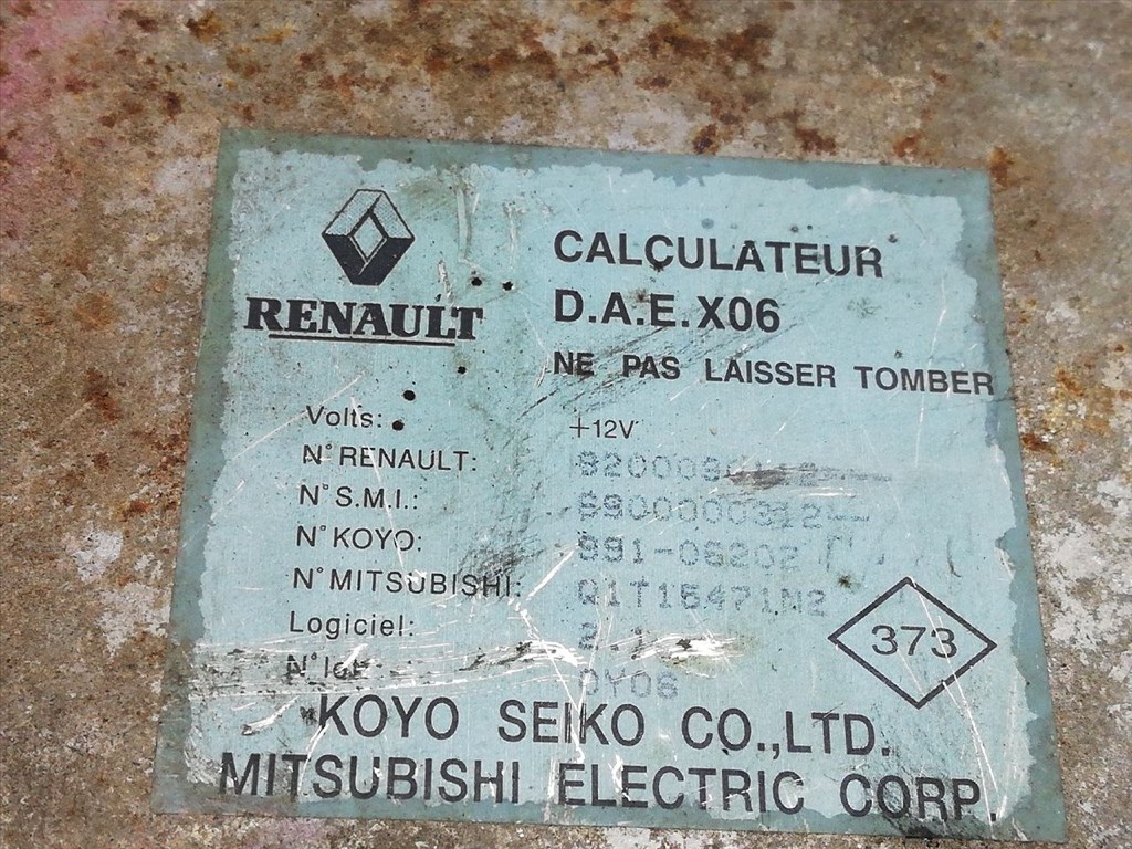 RENAULT TWINGO I (C06_) 1.2 Szervó Szivattyú Elektronika #13204# 8200090112 5. kép