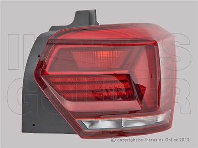 VW Polo 2017-2021 - Hátsó lámpa üres jobb 2xP21W/PY21W/H21W