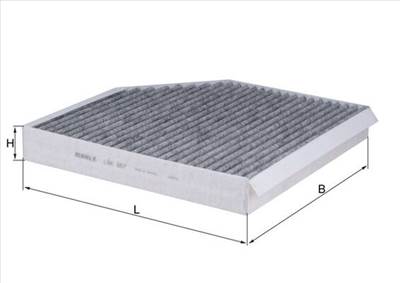 MAHLE LAK 667 - pollenszűrő AUDI AUDI (FAW) BENTLEY