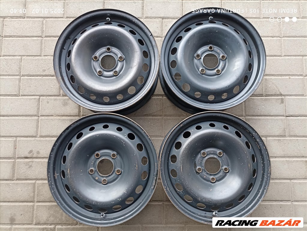 5x114,3 16" Renault használt lemezfelni garnitúra +TPMS (R550) 1. kép