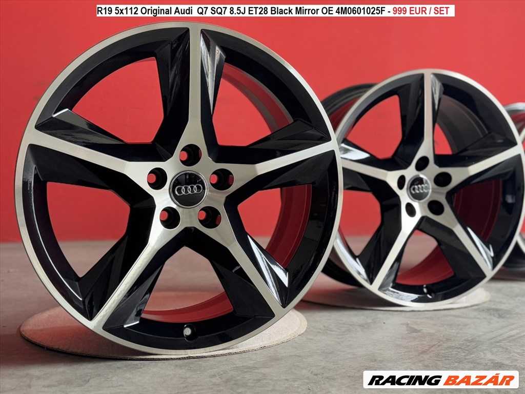 R19 5x112 Original AUDI A4 S4 A5 S5 A6 S7 A7 S7 Q5 Q7 gyári alufelnik felnik 1. kép