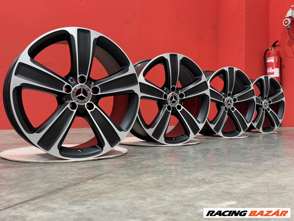 R18 5x112 Original Mercedes  GLC X253 C253 W253  8J ET38 CUSTOM Black polish matte 2. kép