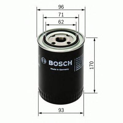 BOSCH 0 451 203 010 - olajszűrő NISSAN RENAULT TRUCKS VOLVO VW