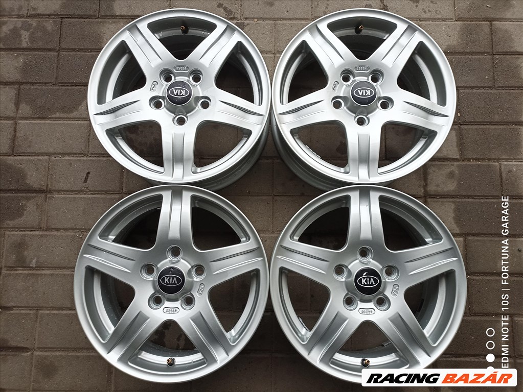 5x114.3 15" Kia / Mazda újszerű alufelni garnitúra 1. kép