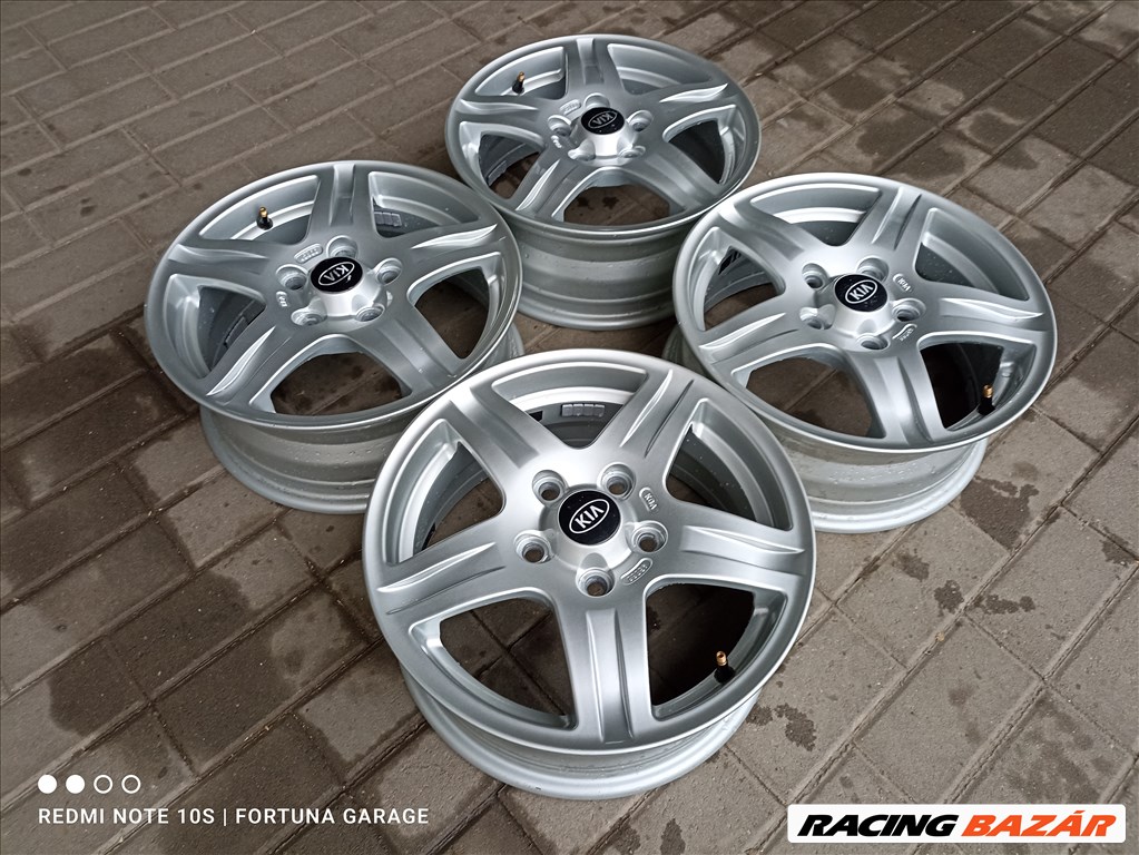 5x114.3 15" Kia / Mazda újszerű alufelni garnitúra 2. kép