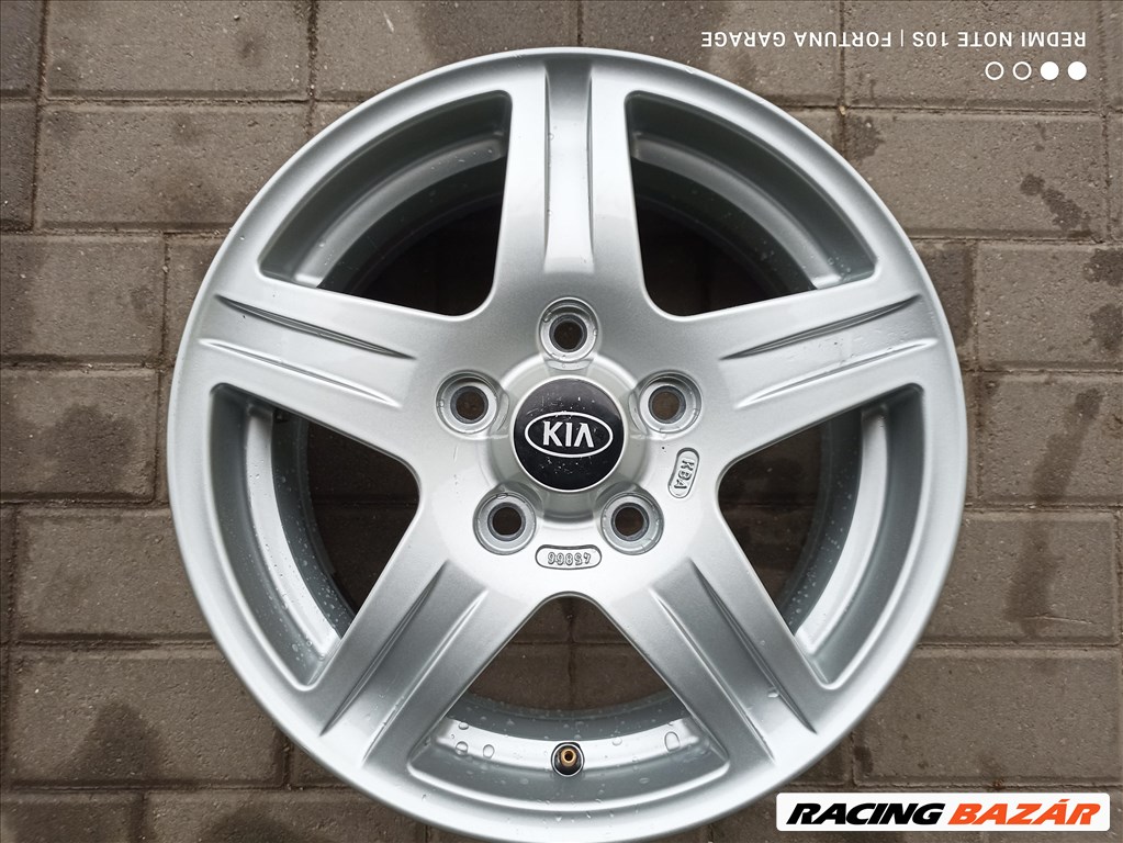 5x114.3 15" Kia / Mazda újszerű alufelni garnitúra 5. kép
