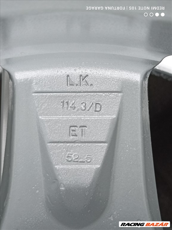 5x114.3 15" Kia / Mazda újszerű alufelni garnitúra 7. kép