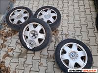  Golf IV / Bora 4 db 5x100 16" alufelni, 205/55/16 Dunlop nyári gumi szettben (14284)