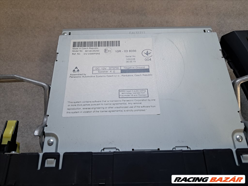 Toyota Avensis (T270 Facelift) navigációs fejegység  8614005250 3. kép