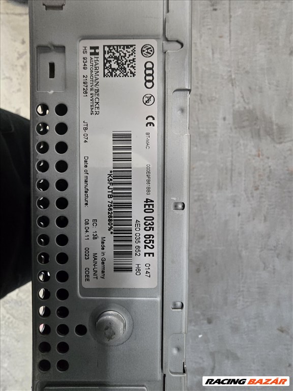 Audi a6 4f 3g basic fejegység 1. kép