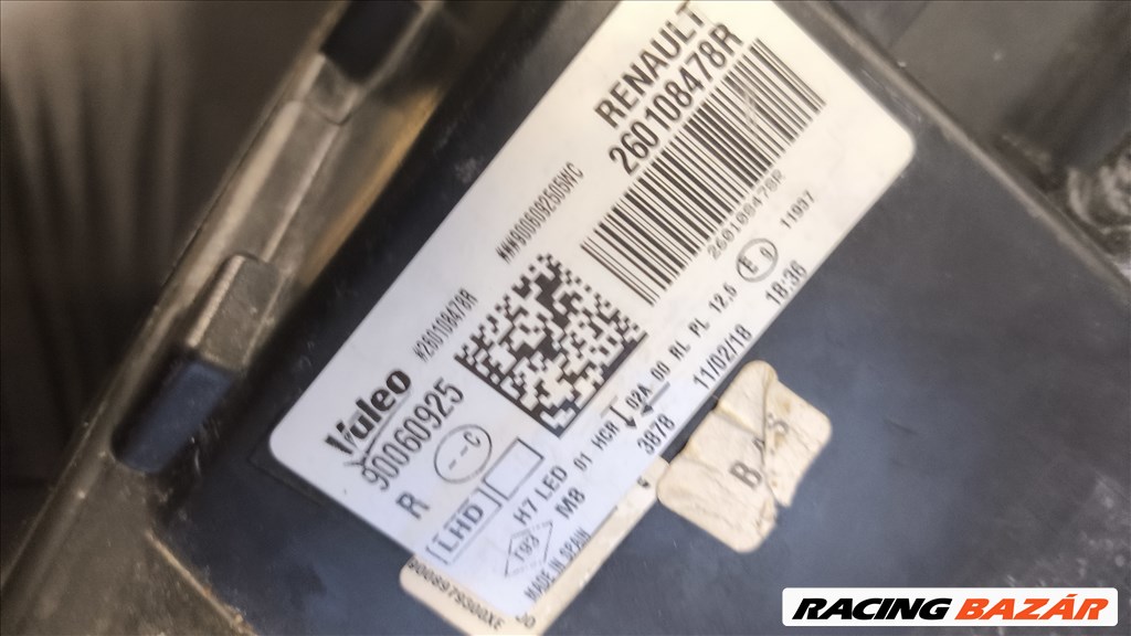 Renault Mégane IV jobb első (HALOGÉN) fényszóró 16'-20'  2. kép