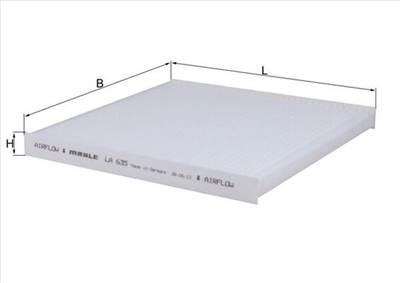 MAHLE LA 635 - pollenszűrő NISSAN