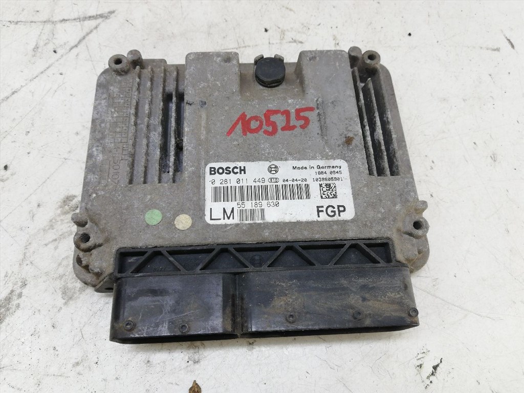 OPEL VECTRA C 1.9 CDTI Motorvezérlő #10525# 0281011449 1. kép