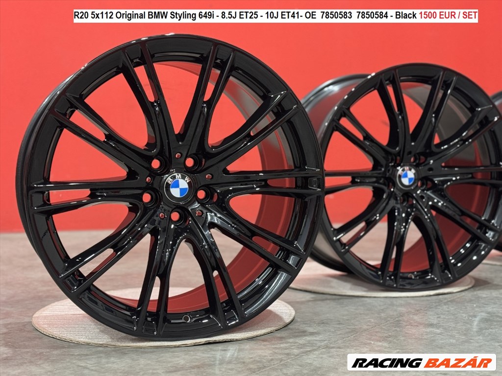 R20 5x112 BMW Styling 649i  kétszéles gyári alufelnik G11 G12 G32  1. kép