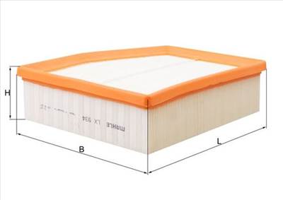 MAHLE LX 934 - légszűrő VW