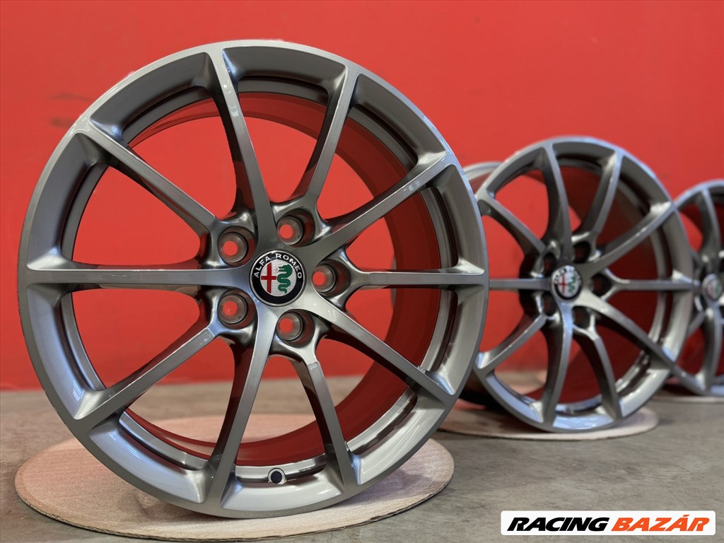 R17 5x110 Original Alfa Romeo STELVIO 8J ET34 gyári extra könnyű új alufelnik  4. kép