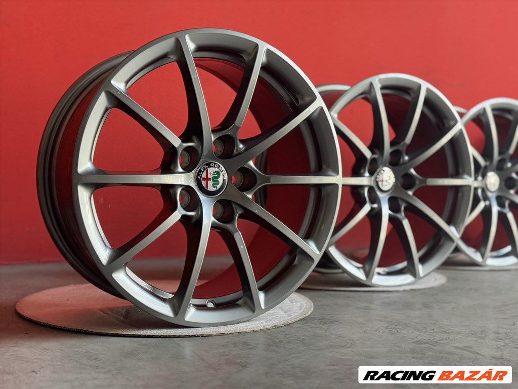 R17 5x110 Original Alfa Romeo STELVIO 8J ET34 gyári extra könnyű új alufelnik  6. kép