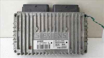 510867 Peugeot 307, 2004, Motorvezérlő, ECU, S118025601C. 9654232880, Siemens.