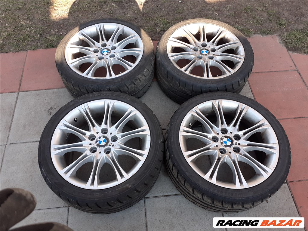  5x120 lyukosztású 18" használt (gyári felni) alufelni, rajta 265/35 használt gumi  1. kép