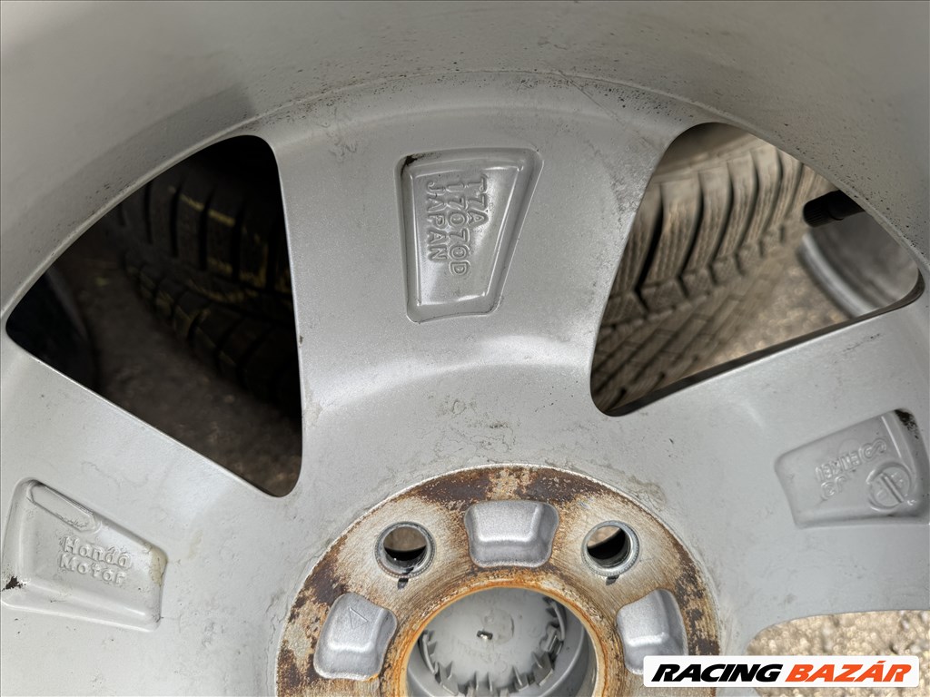 Honda gyári HRV 7X17-es 5X114,3-as ET55 könnyűfém felni garnitura eladó 8. kép