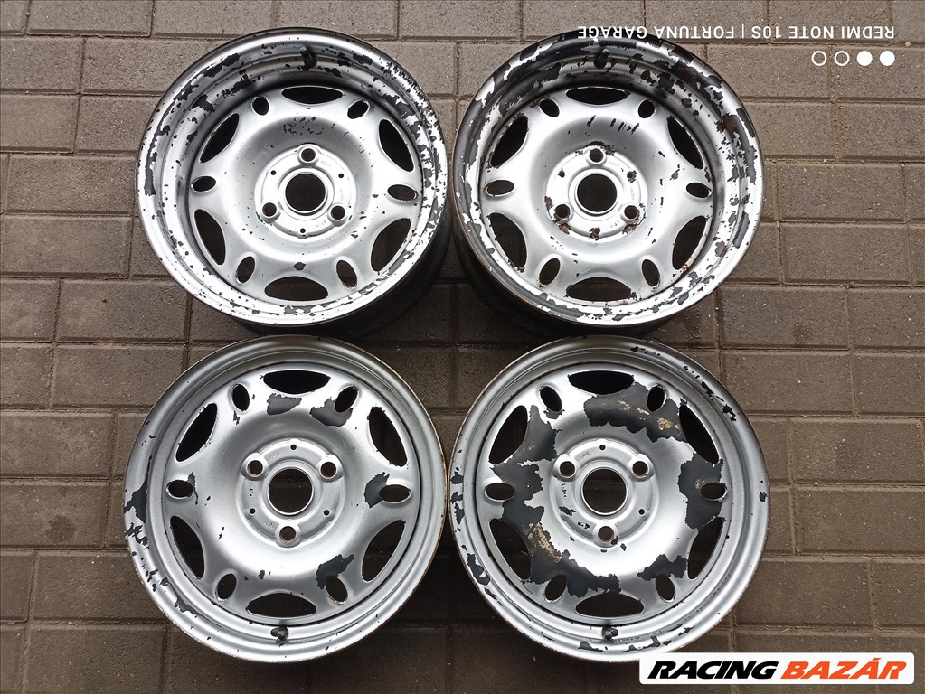 3x112 15" Smart ForTwo (W450) használt lemezfelni garnitúra (R575) 1. kép