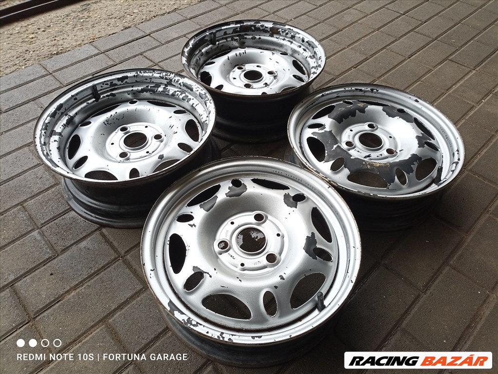 3x112 15" Smart ForTwo (W450) használt lemezfelni garnitúra (R575) 2. kép