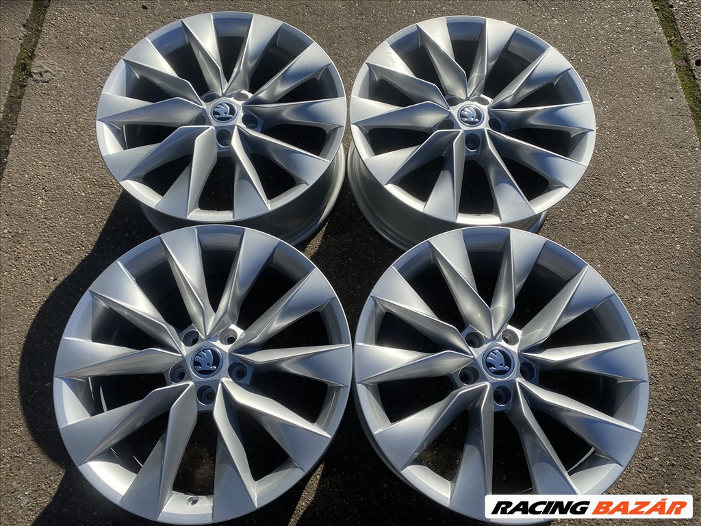 4db gyári 19" Skoda Superb - Octavia - Kodiaq alufelni. (3679) 1. kép