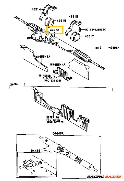 AKCIÓ! - Toyota Hiace Kormánymű LH RZH 1989-2004 4425026050 4425026120 3. kép