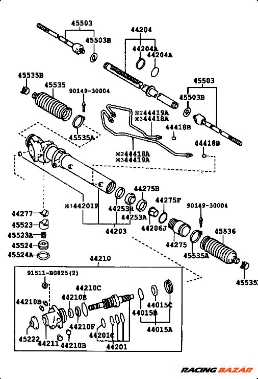 AKCIÓ! - Toyota Hiace Kormánymű LH RZH 1989-2004 4425026050 4425026120 4. kép
