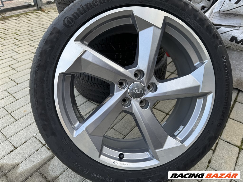 Audi MotorSport " ROTOR" 8,5X20-as 5X112-es ET37-es könnyűfém felni garnitúra eladó 2. kép