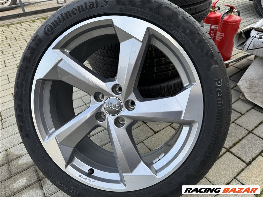 Audi MotorSport " ROTOR" 8,5X20-as 5X112-es ET37-es könnyűfém felni garnitúra eladó 3. kép