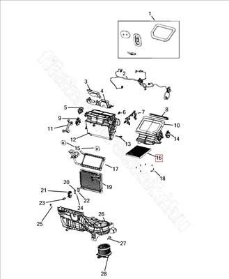 Pollenszűrő JEEP WRANGLER IV (JL) - FIAT eredeti K68364653AA