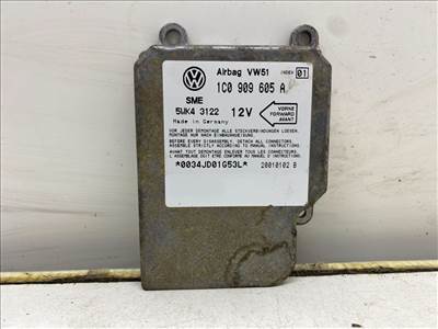 VW GOLF IV (1J1/ 9B1) 1.4 16V 1997-2005 AXP 75 LE 55 KW Légzsák Elektronika