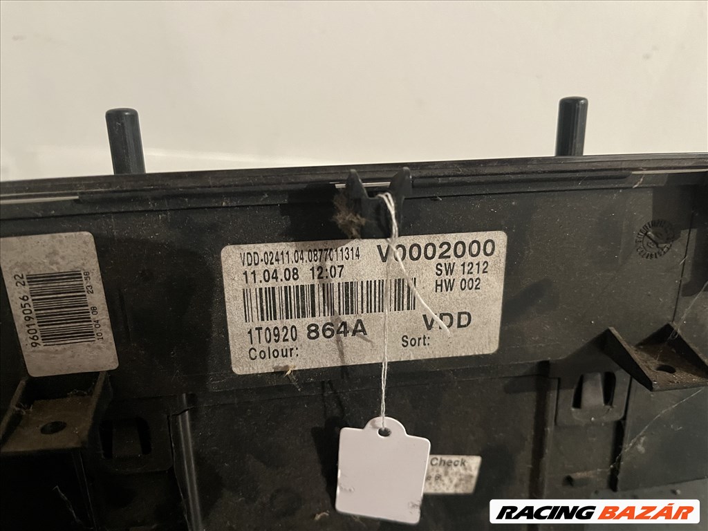 Volkswagen Touran I óracsoport  1t0920864 2. kép
