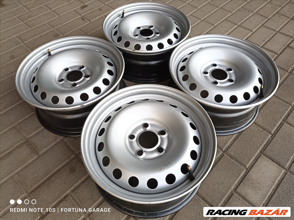 5x108 15" Peugeot/ Citroen újszerű lemezfelni garnitúra (R563) 2. kép