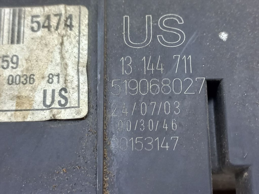 OPEL SIGNUM 2.2 direct Biztosítéktábla Motortér #24572# 13144711 15. kép