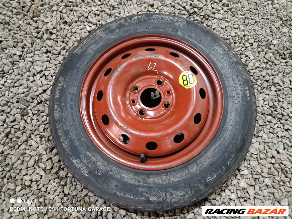 4x98 14" Fiat használt mankókerék (42) 1. kép