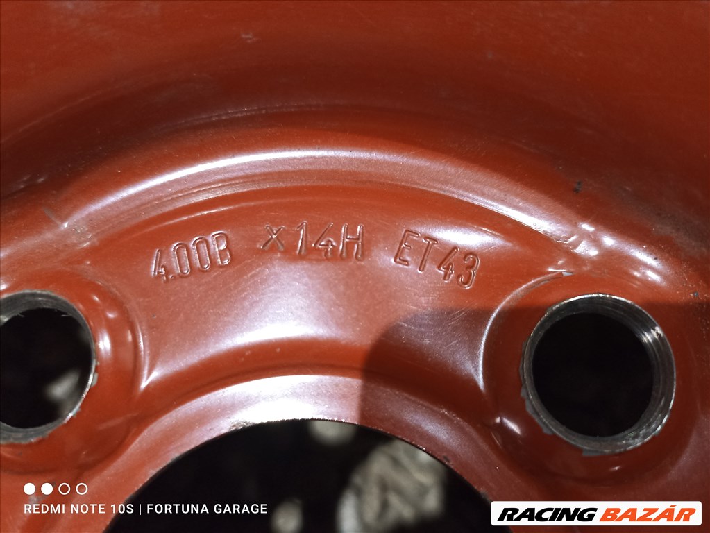 4x98 14" Fiat használt mankókerék (42) 2. kép