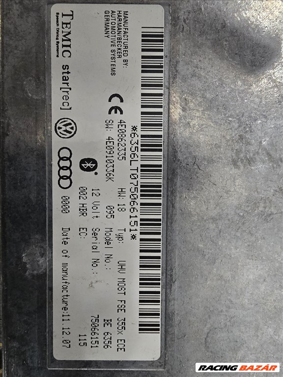 Audi Bluetooth modul 2. kép
