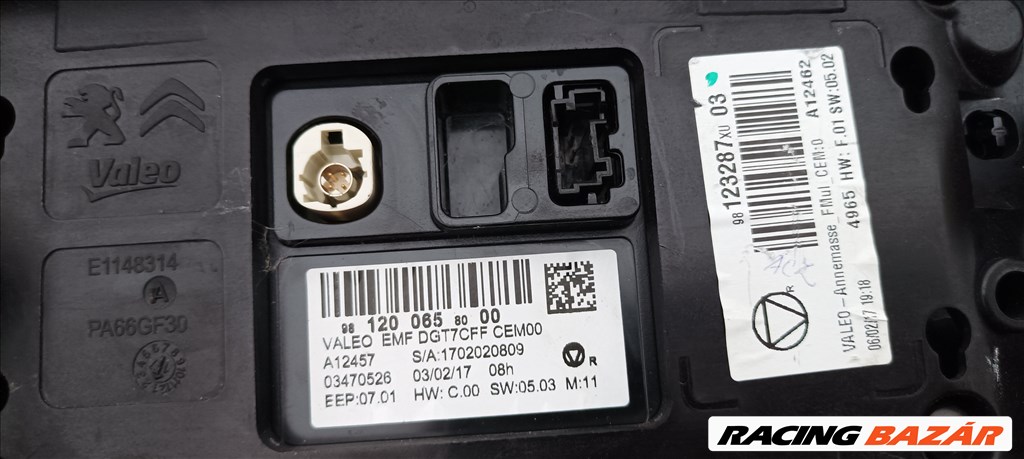 Citroën C3 III navigációs multifunkciós kijelző  981200658000 3. kép