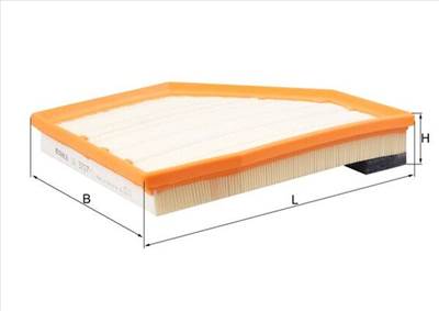 MAHLE LX 3727/1 - légszűrő BMW