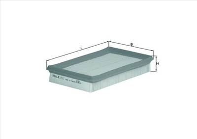 MAHLE LX 532 - légszűrő FIAT