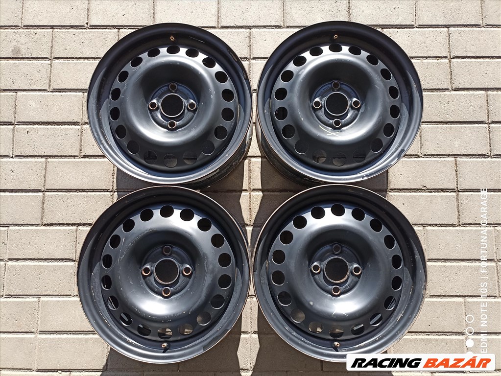 4x100 15" Opel használt lemezfelni garnitúra (R592) 1. kép