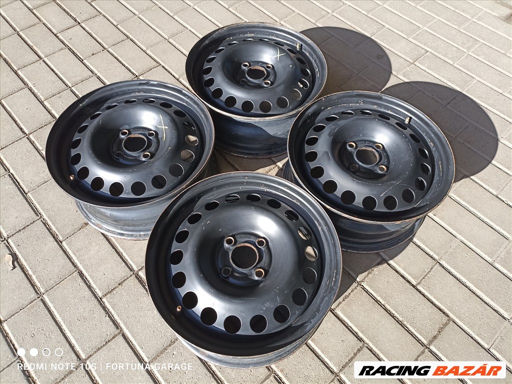 4x100 15" Opel használt lemezfelni garnitúra (R592) 2. kép
