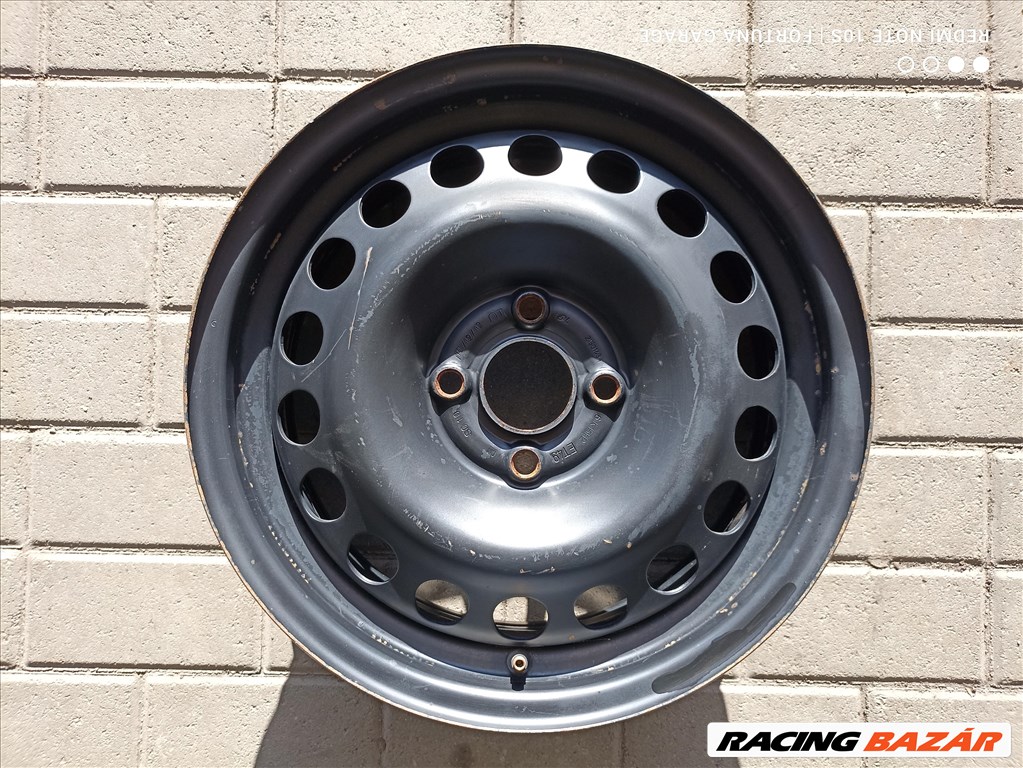 4x100 15" Opel használt lemezfelni garnitúra (R592) 4. kép