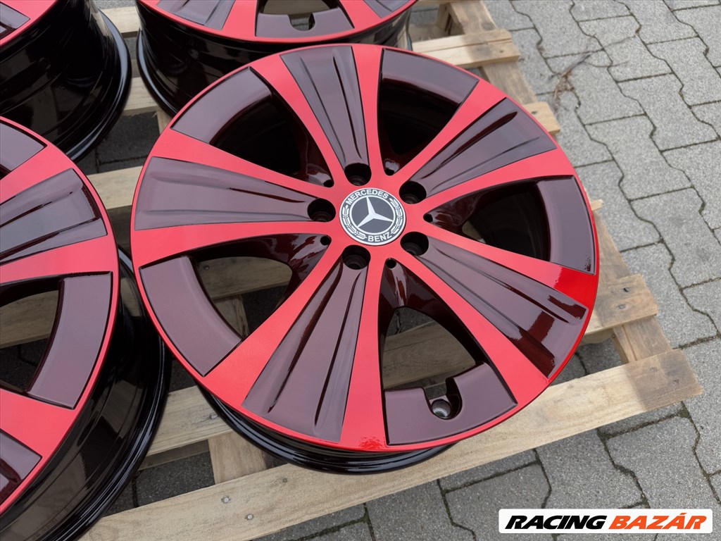 R18 5x112 Original Mercedes 8J ET43 egyedi alufelnik felnik 8x18 18"  2. kép