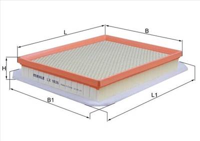 MAHLE LX 1926 - légszűrő HOLDEN OPEL VAUXHALL