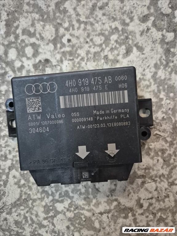 Audi beparkolós tolatóradar vezérlő 12RADAROS! 4h0919475ab 1. kép