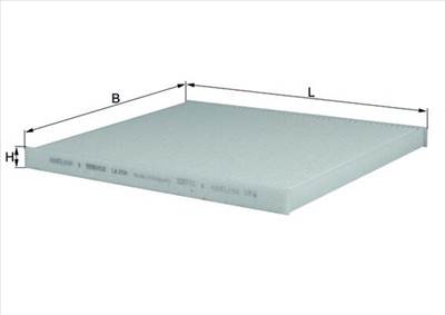 MAHLE LA 298 - pollenszűrő KIA